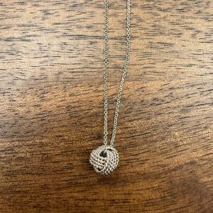 Tiffany & Co. Knot Necklace Sterling Silver 925 Classic Pendant